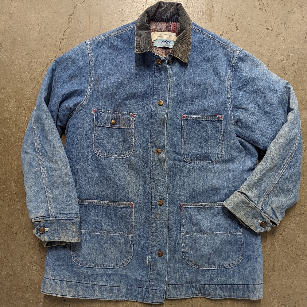Vintage Blanket Lined Denim Coat
